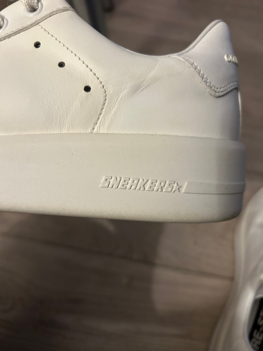 Women’s Purestar in white leather with silver Swarovski crystal star Size 41 - Picture 5 of 14